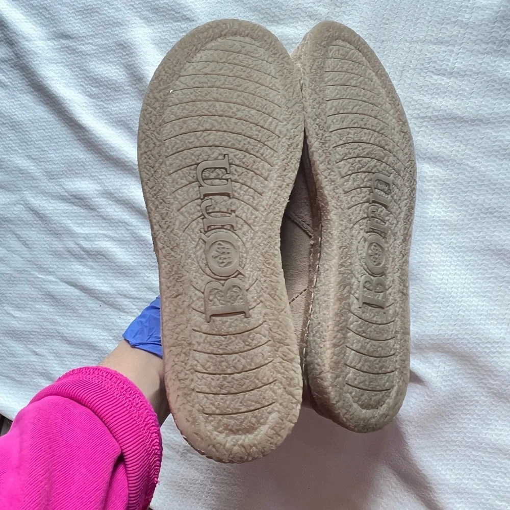 Born‎ Beige Suede Loafers